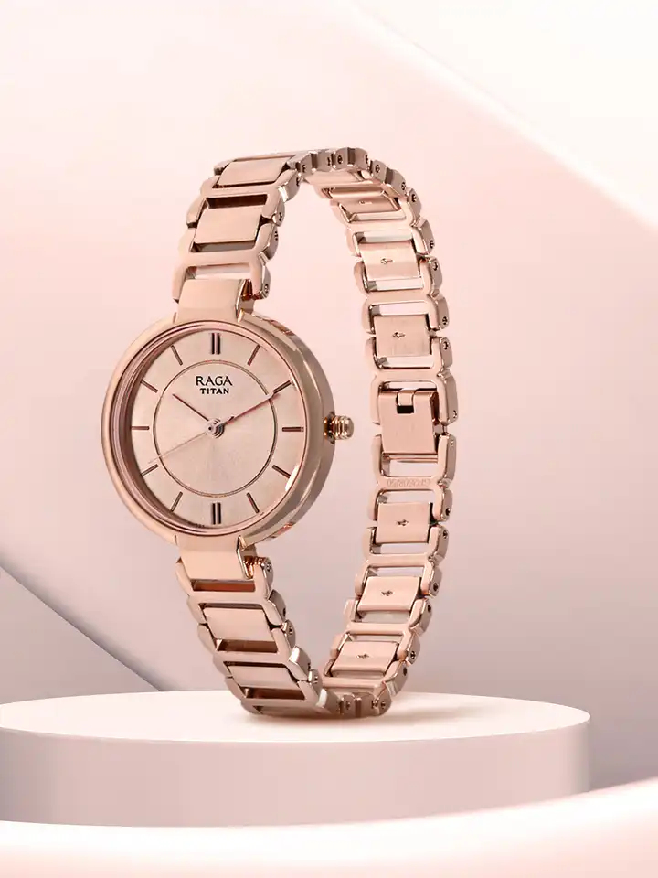 Titan Raga Viva Rose Gold