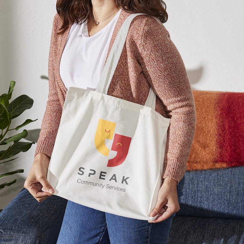 Tote Bag in a Solid Color