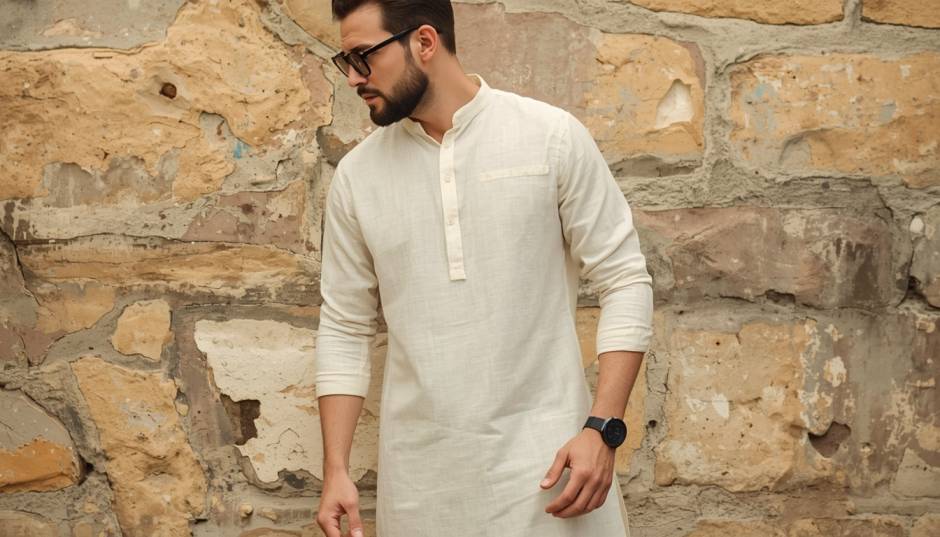 Linen Club Kurta for Men