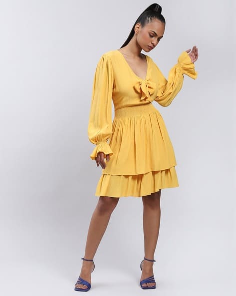 Yellow Traditional Dress for Women