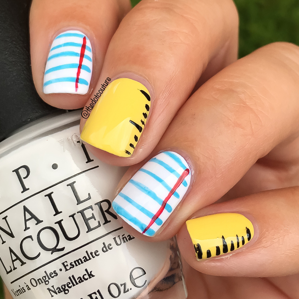 Back to School Nails for 7th grade