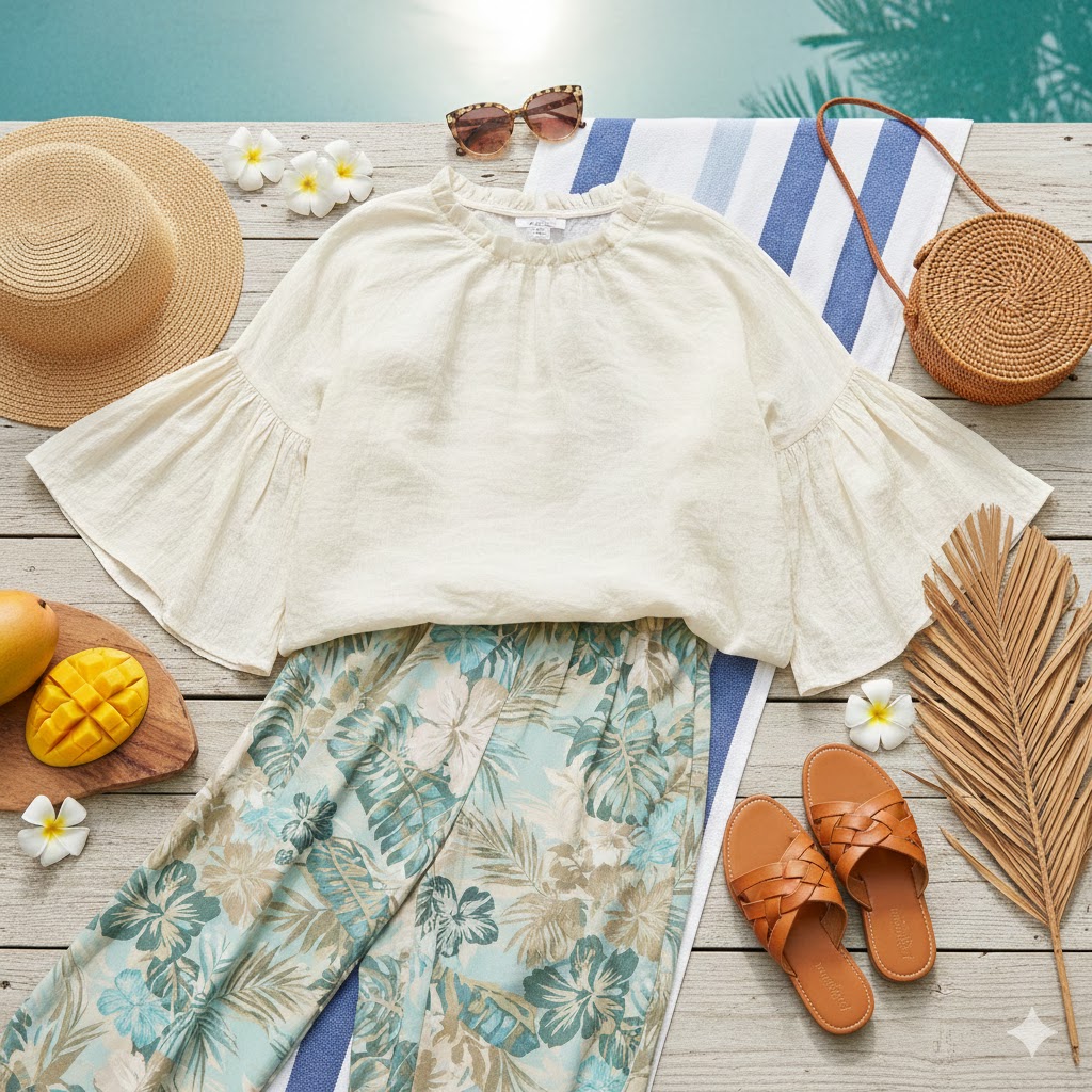 Resort Travel Casual Outfit