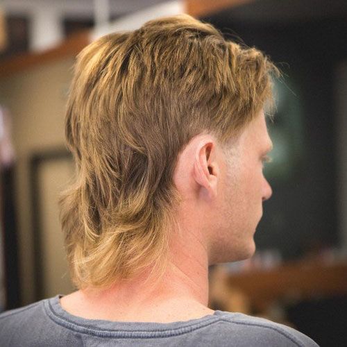 Long Straight Hair Mullet