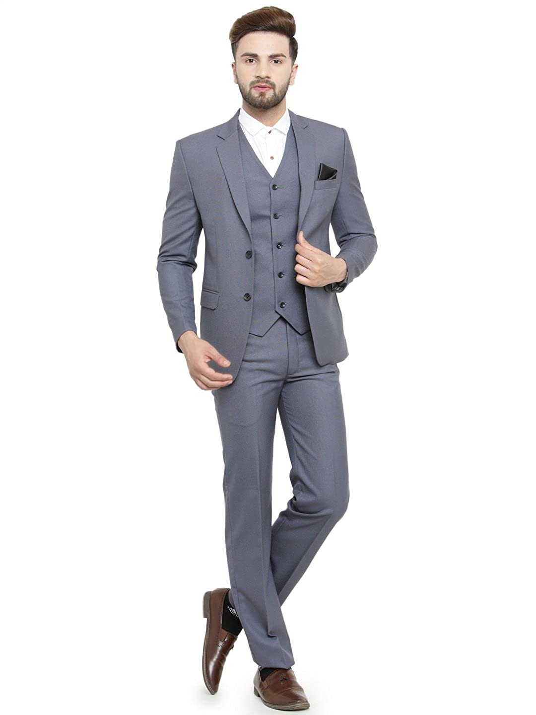 Buy LUXURAZI Men's 3-piece Suit at Amazon.in