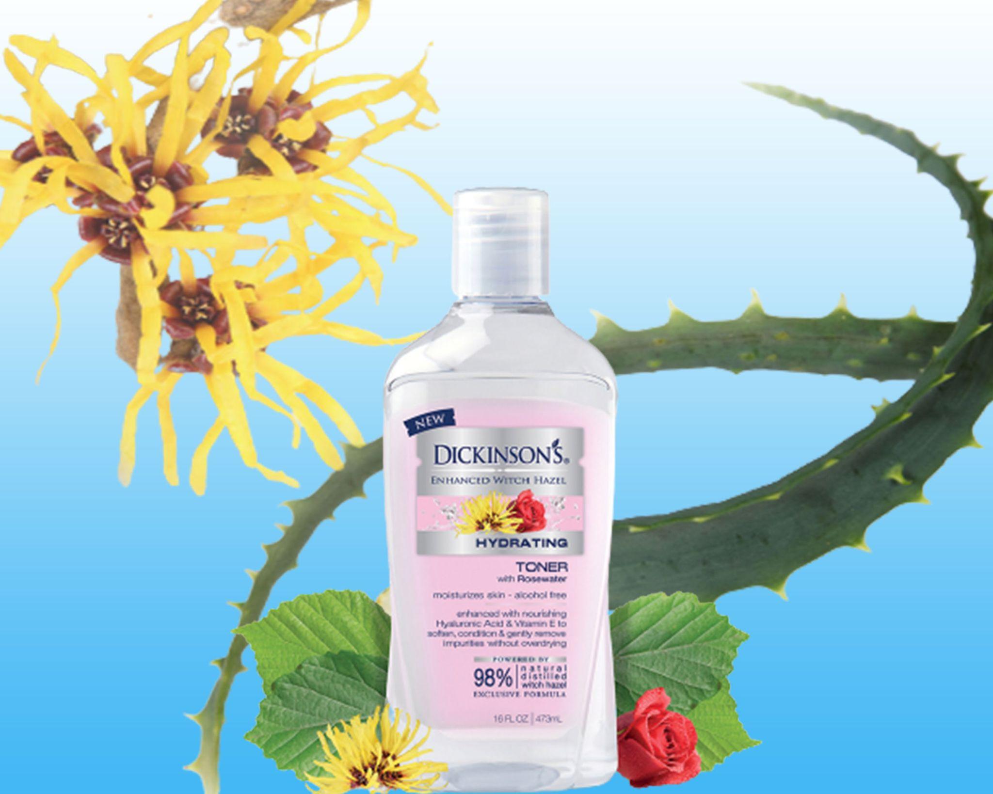 Dickinson's Enhanced Witch Hazel Hydrating Toner with Rosewater