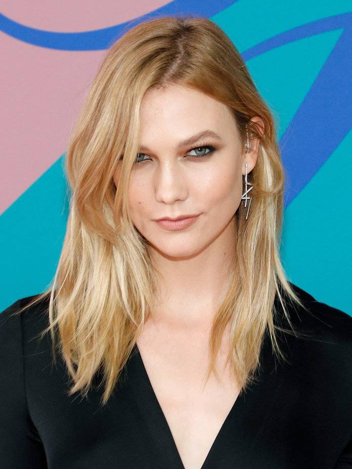 100% Human Hair Karlie Kloss Straight Blonde Wigs For Women, Long Wigs, Capless Wigs, Blonde Wigs - Heywigs.com