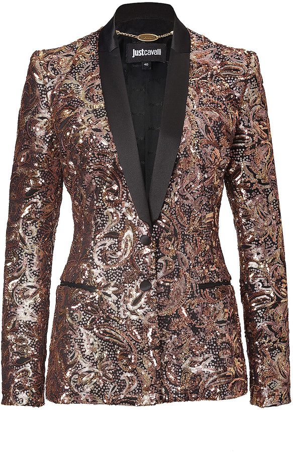 Just Cavalli Sequin Blazer, $935 | STYLEBOP.com | Lookastic