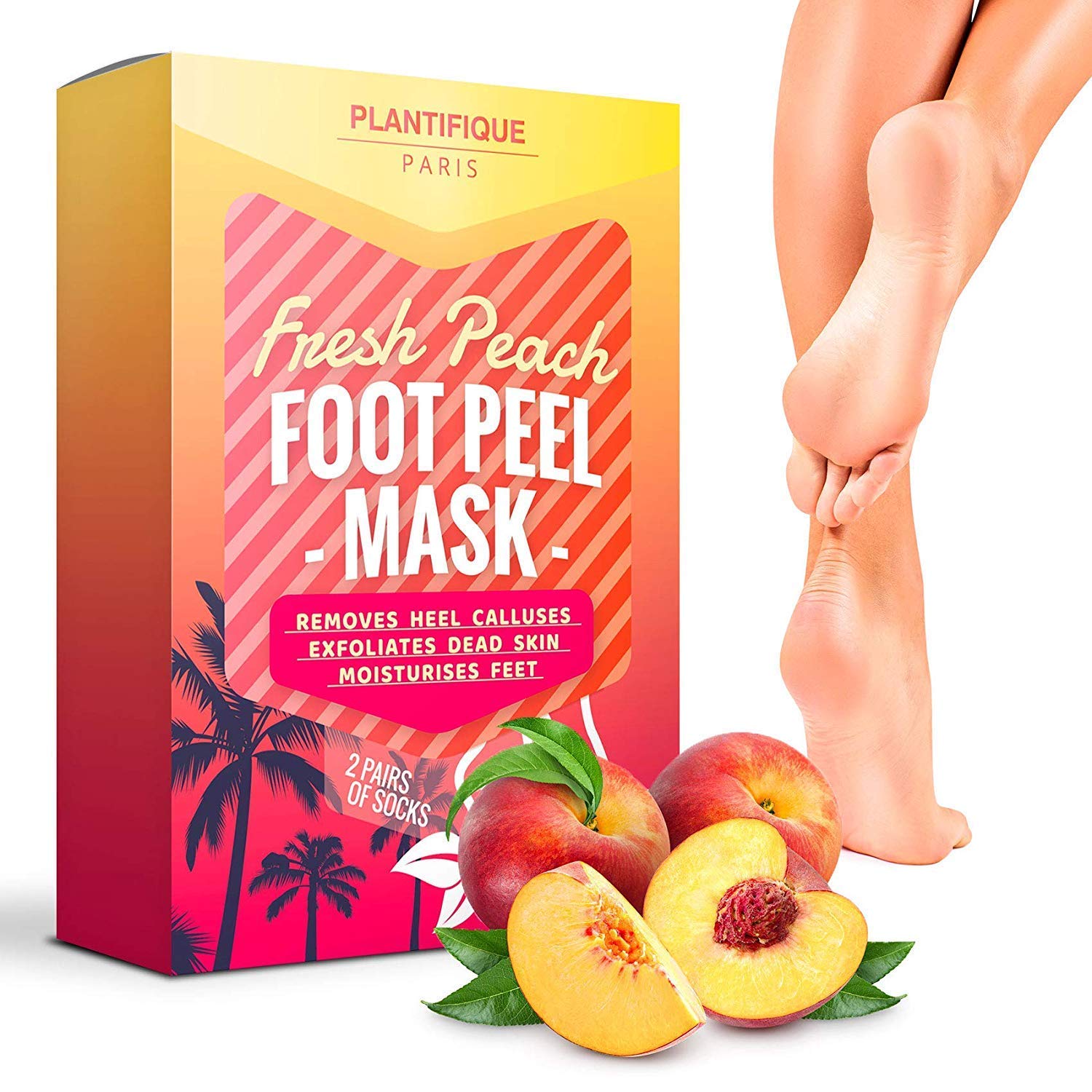 Plantifique - Fresh Peach Foot Peel Mask